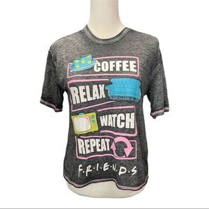 Friends Slub Knit Oversized Tee‎ Sz XS